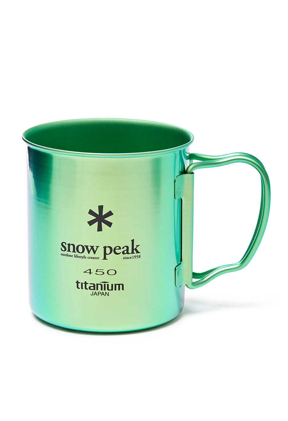 Snow Peak Titanium Colour Single Wall Cup 450ml 1