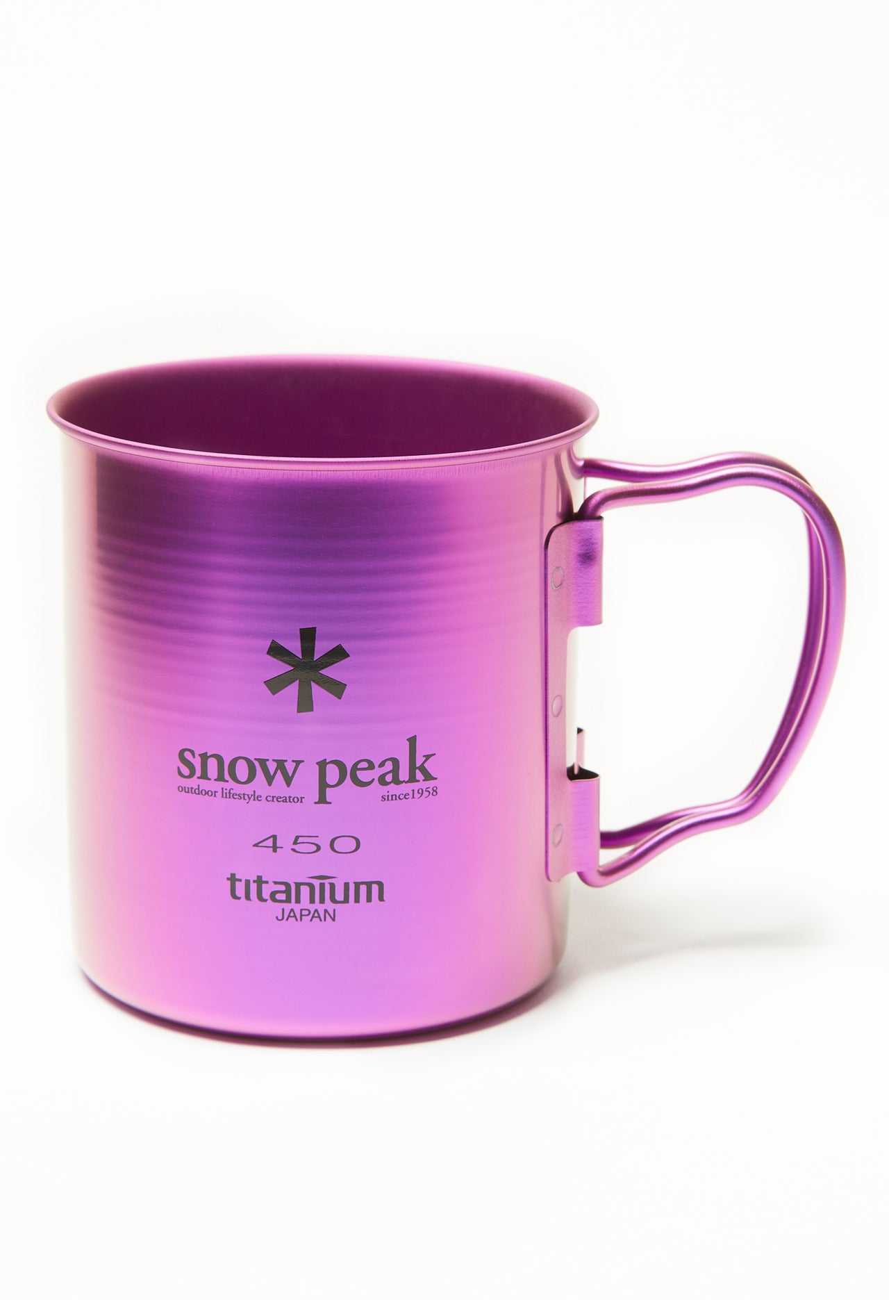 Snow Peak Titanium Colour Single Wall Cup 450ml 2