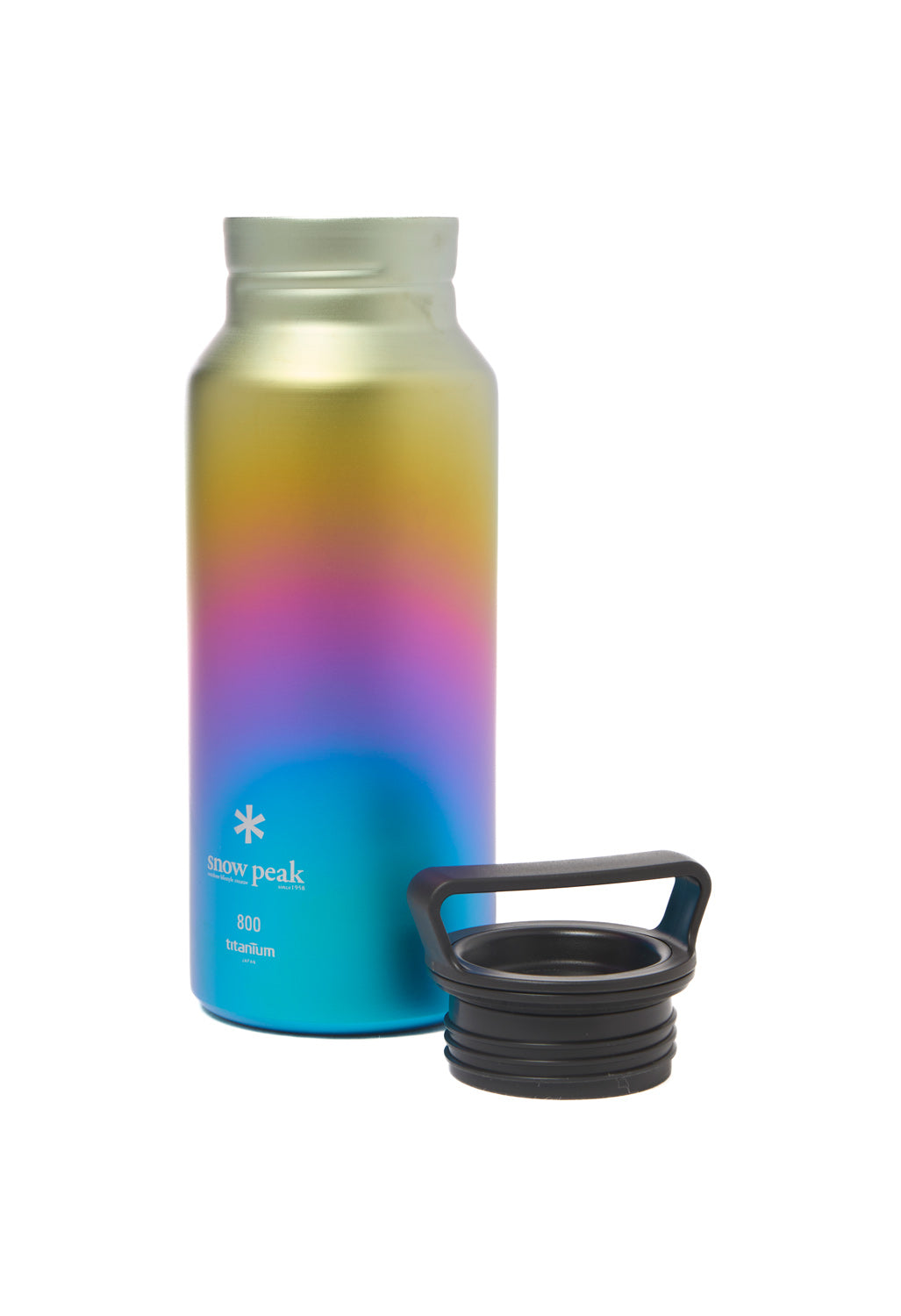 Snow Peak Titanium Aurora Bottle 800 - Rainbow