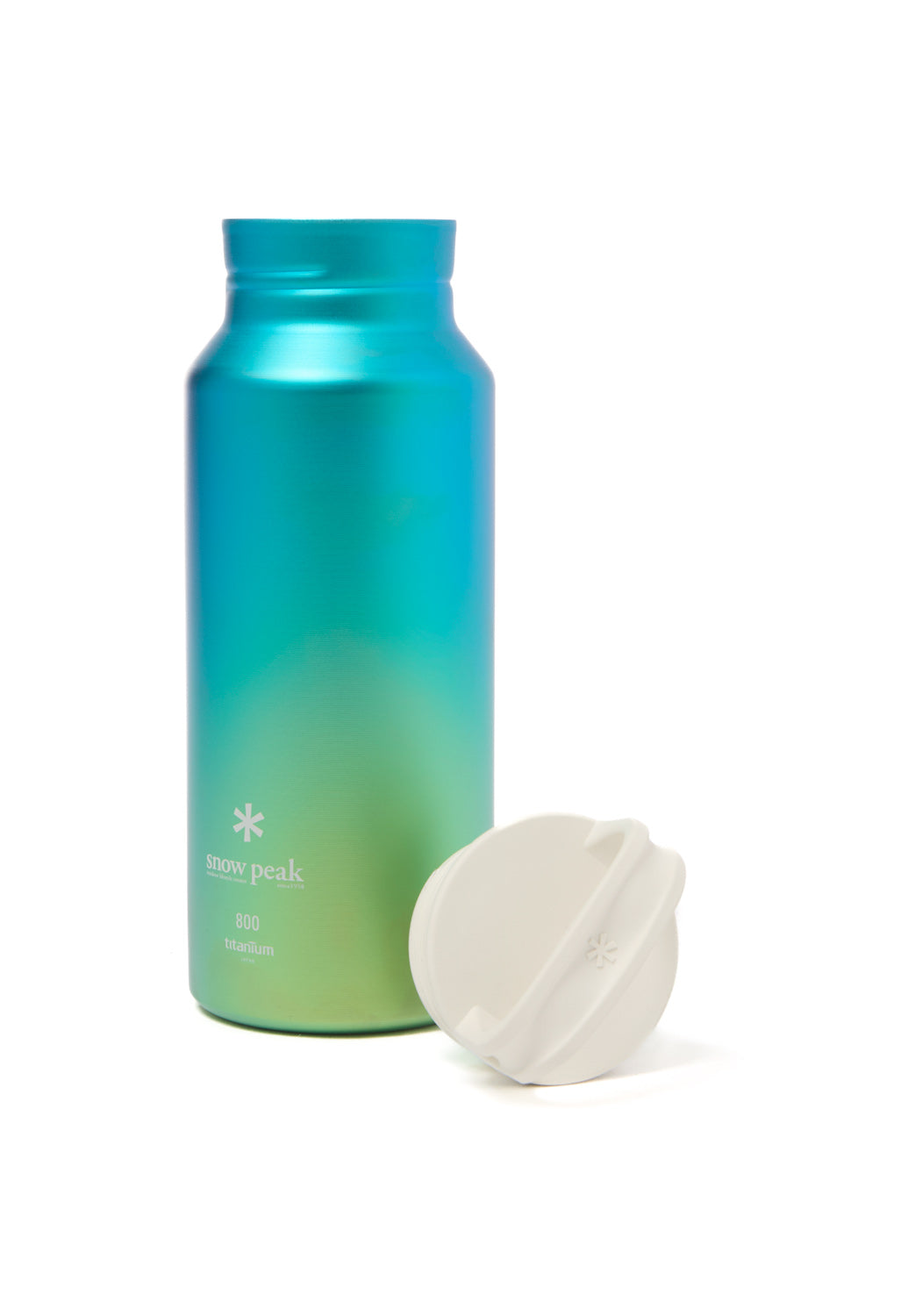 Snow Peak Titanium Aurora Bottle 800 - Ocean