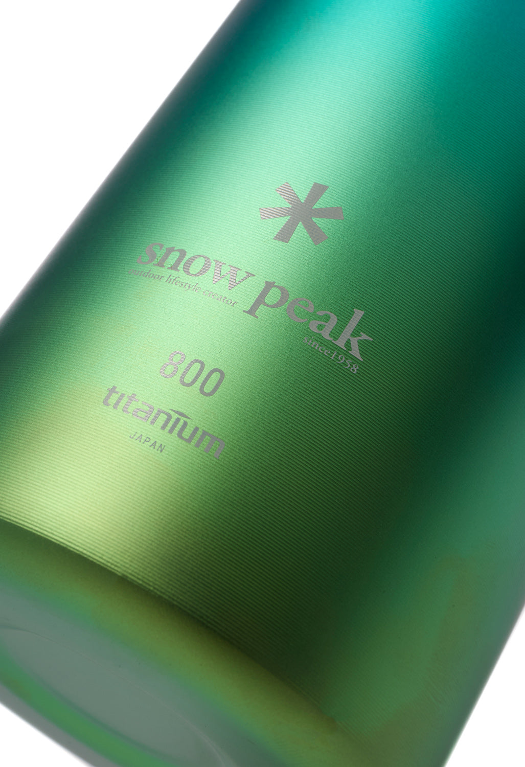 Snow Peak Titanium Aurora Bottle 800 - Ocean