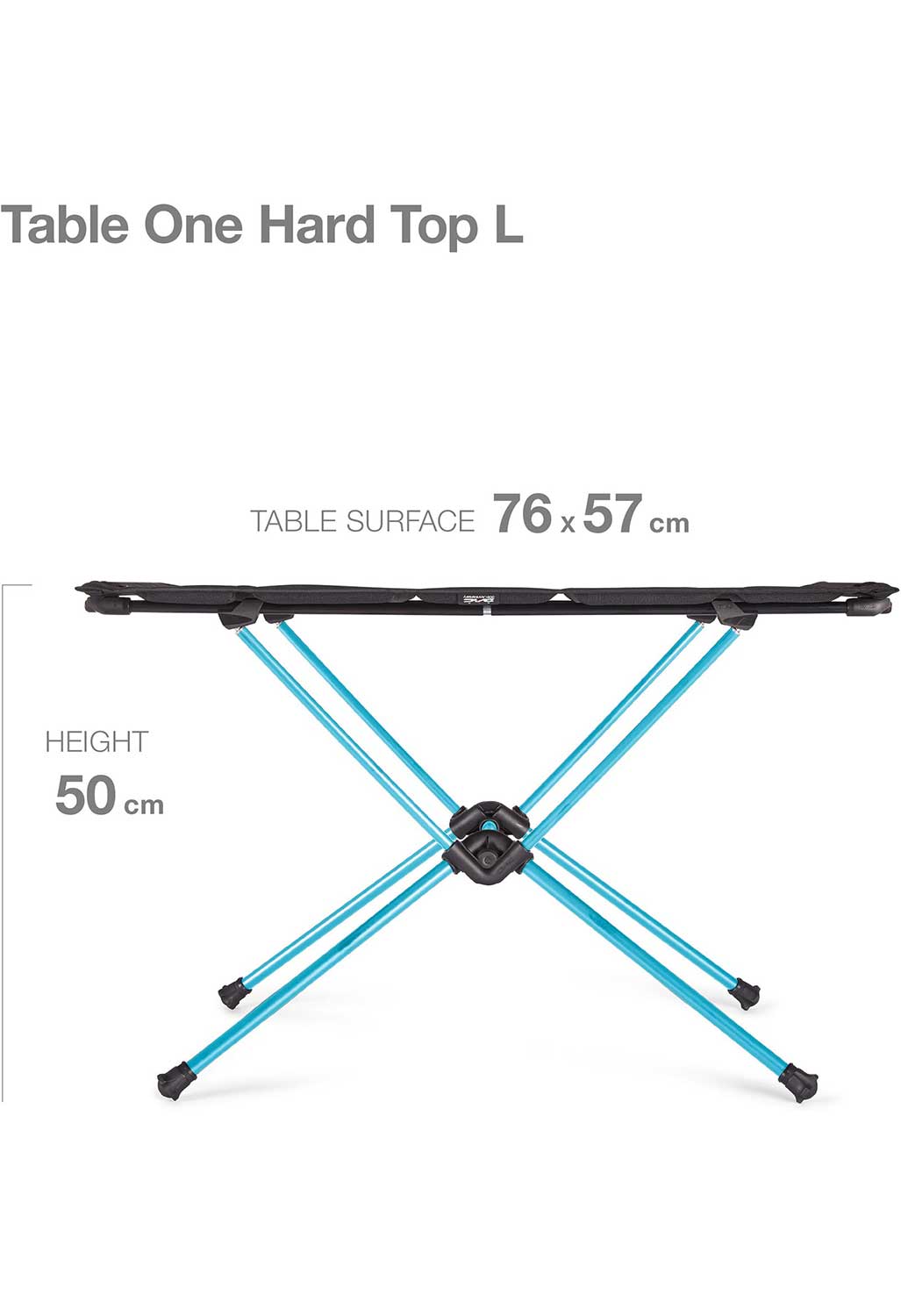 Helinox Table One Hard Top - Large - Black/Blue