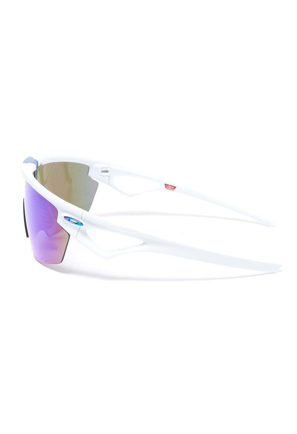 Oakley Sphaera Sunglasses - Matte White / Prizm Sapphire Polarized