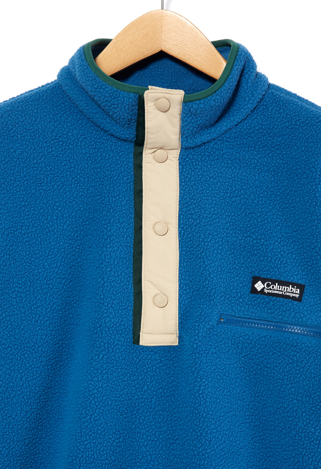 Columbia Men's Helvetia Half Snap Fleece - Impulse Blue