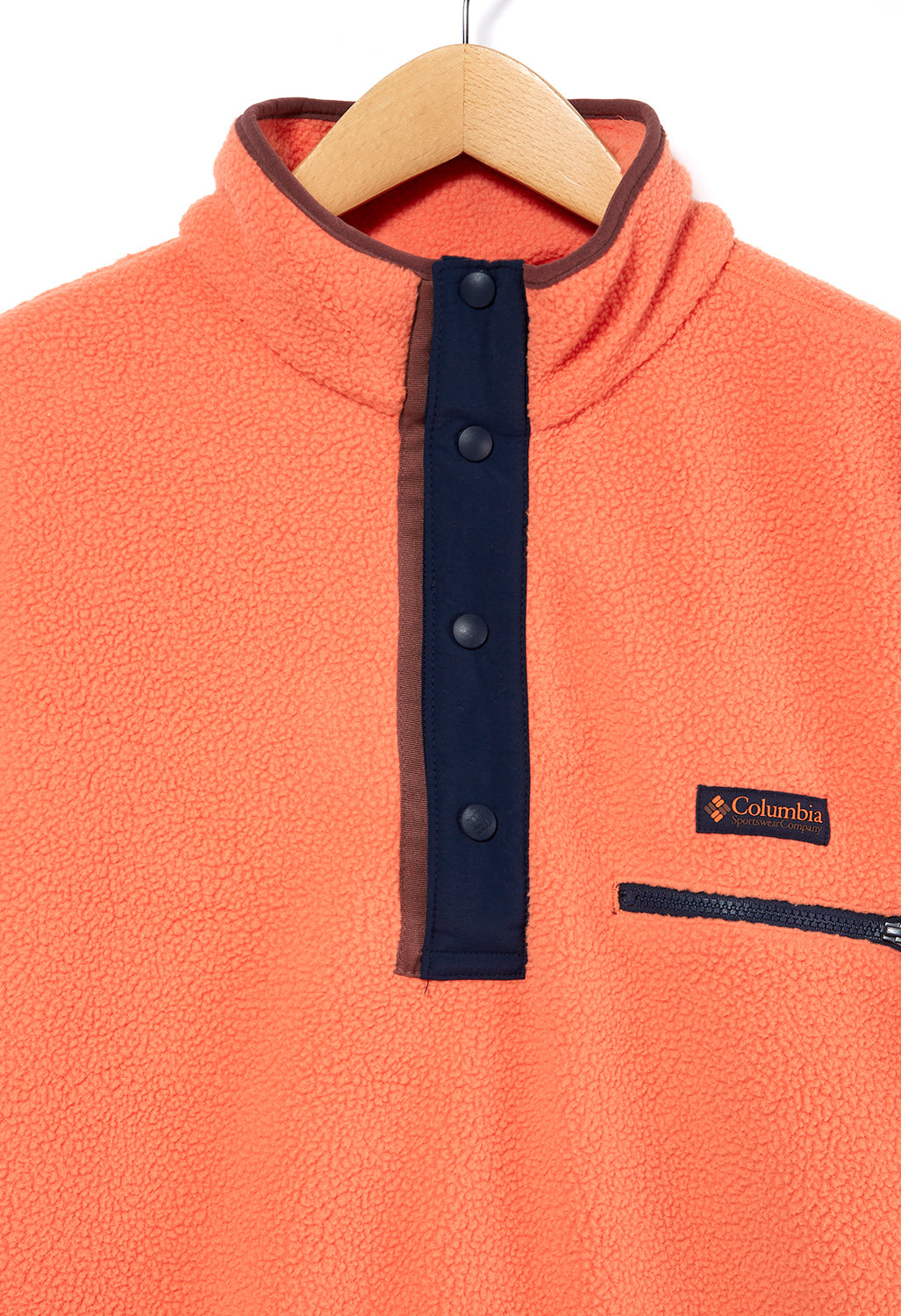 Columbia Men's Helvetia Half Snap Fleece - Desert Orange
