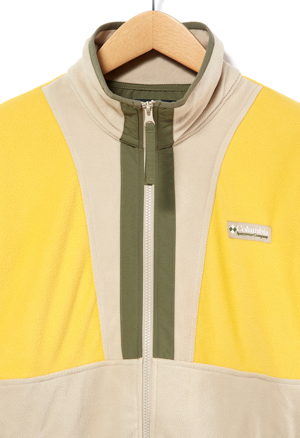 Columbia Men's Back Bowl Fleece Lightweight - Golden Nugget/Ancient Fossil/Stone Green