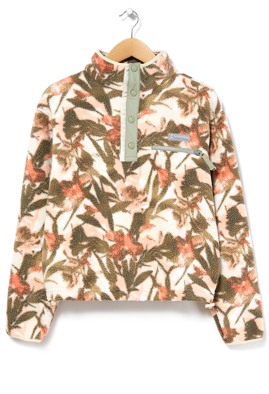 Columbia Women's Helvetia Cropped Half Snap Fleece 1