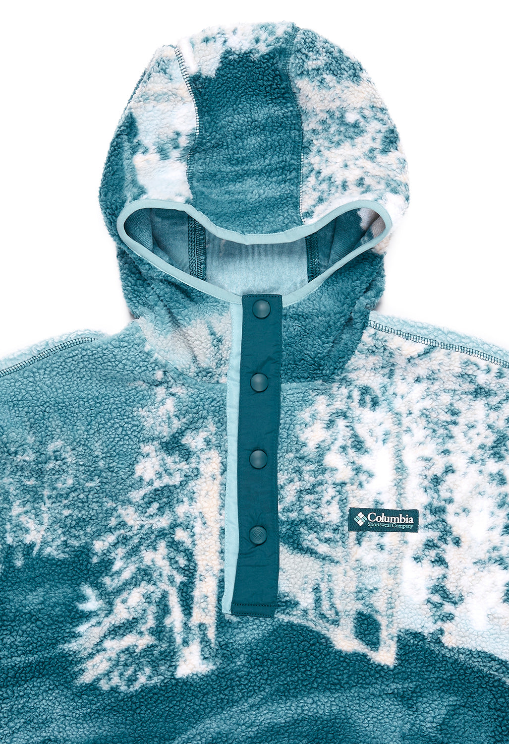 Columbia Women's Helvetia Hoodie - Night Wave Solar Ski Print