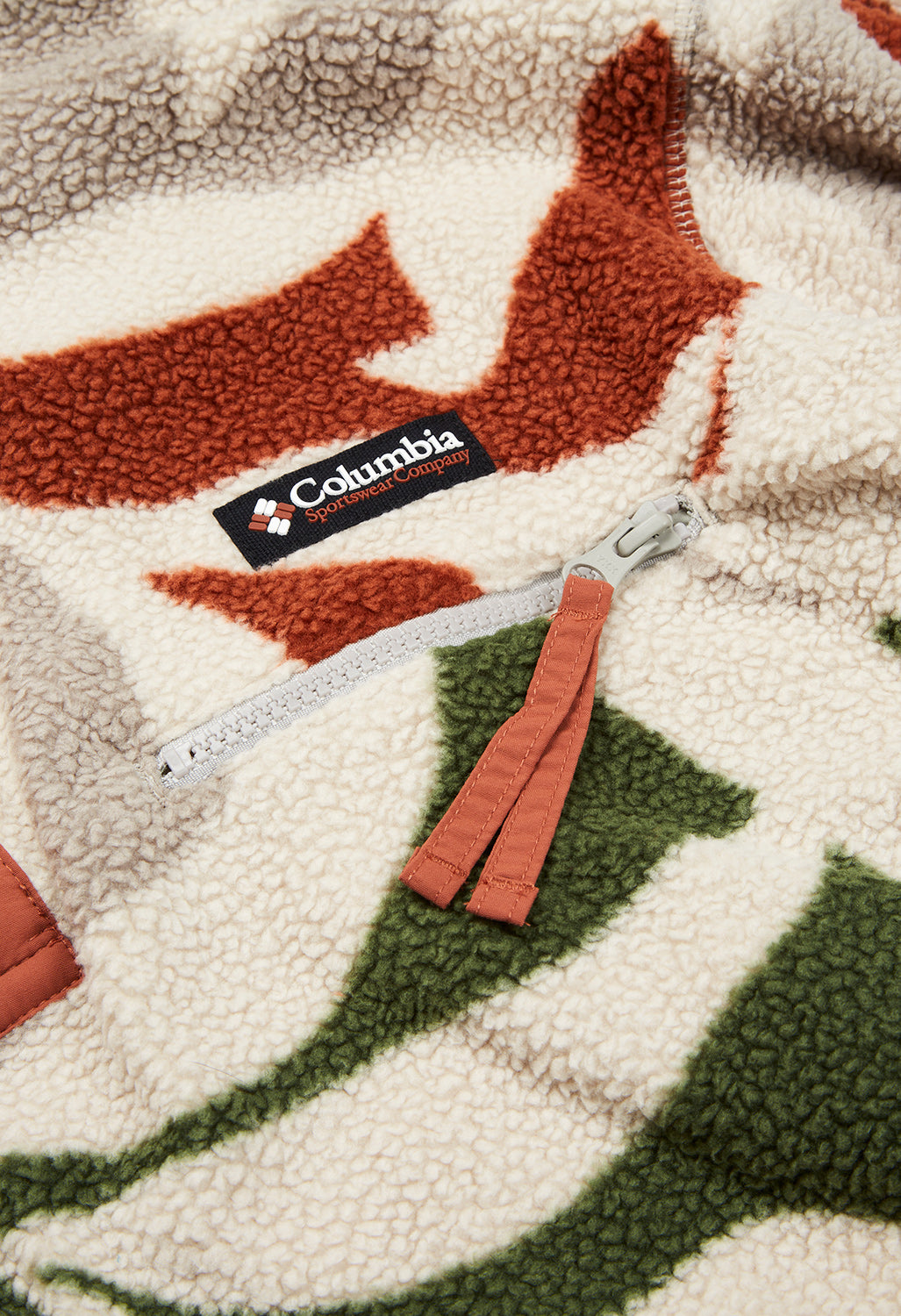 Columbia Men's Helvetia Half Snap Fleece Flint Grey Floristic