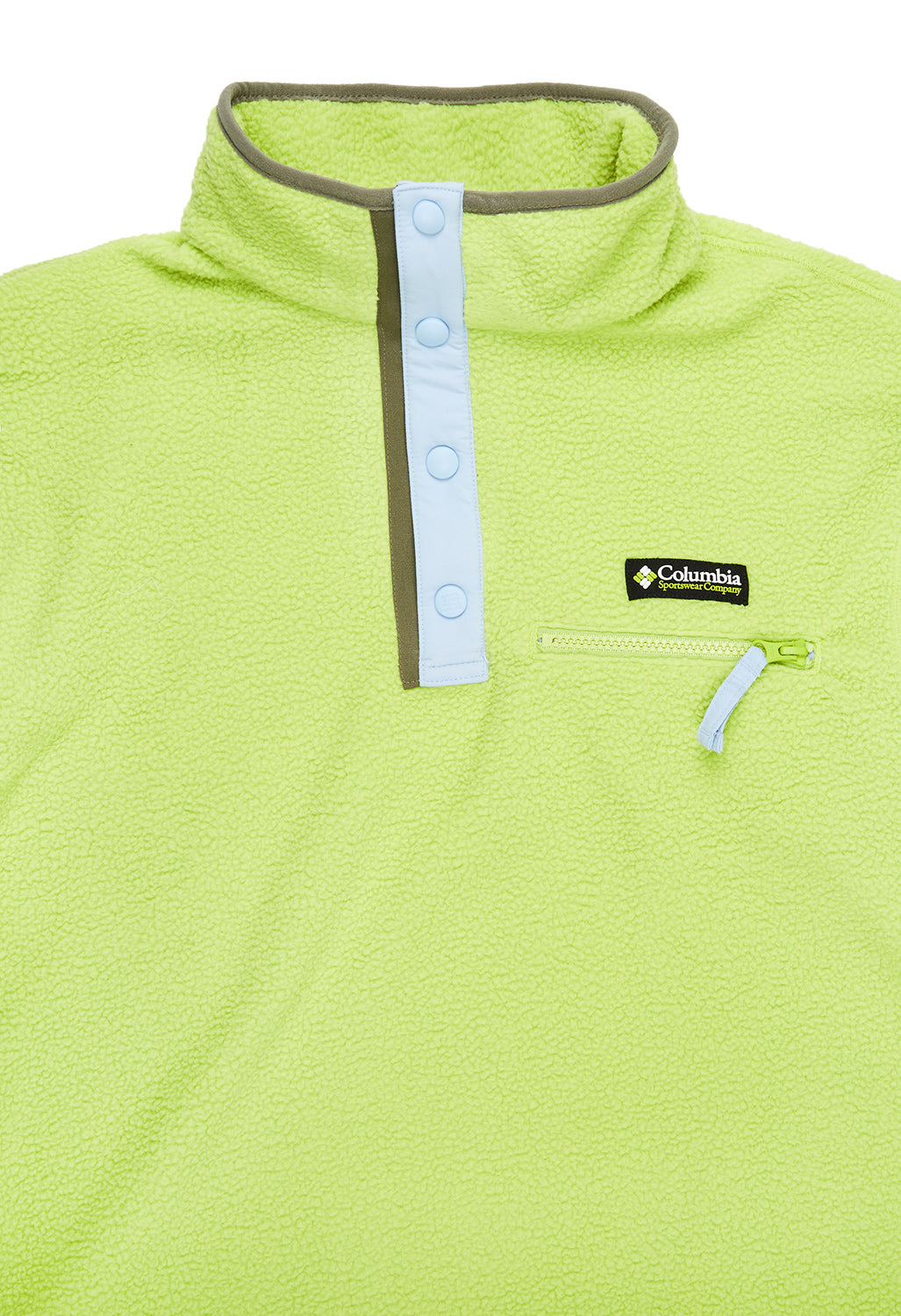 Columbia Women's Helvetia Cropped Half Snap Fleece - Napa Green