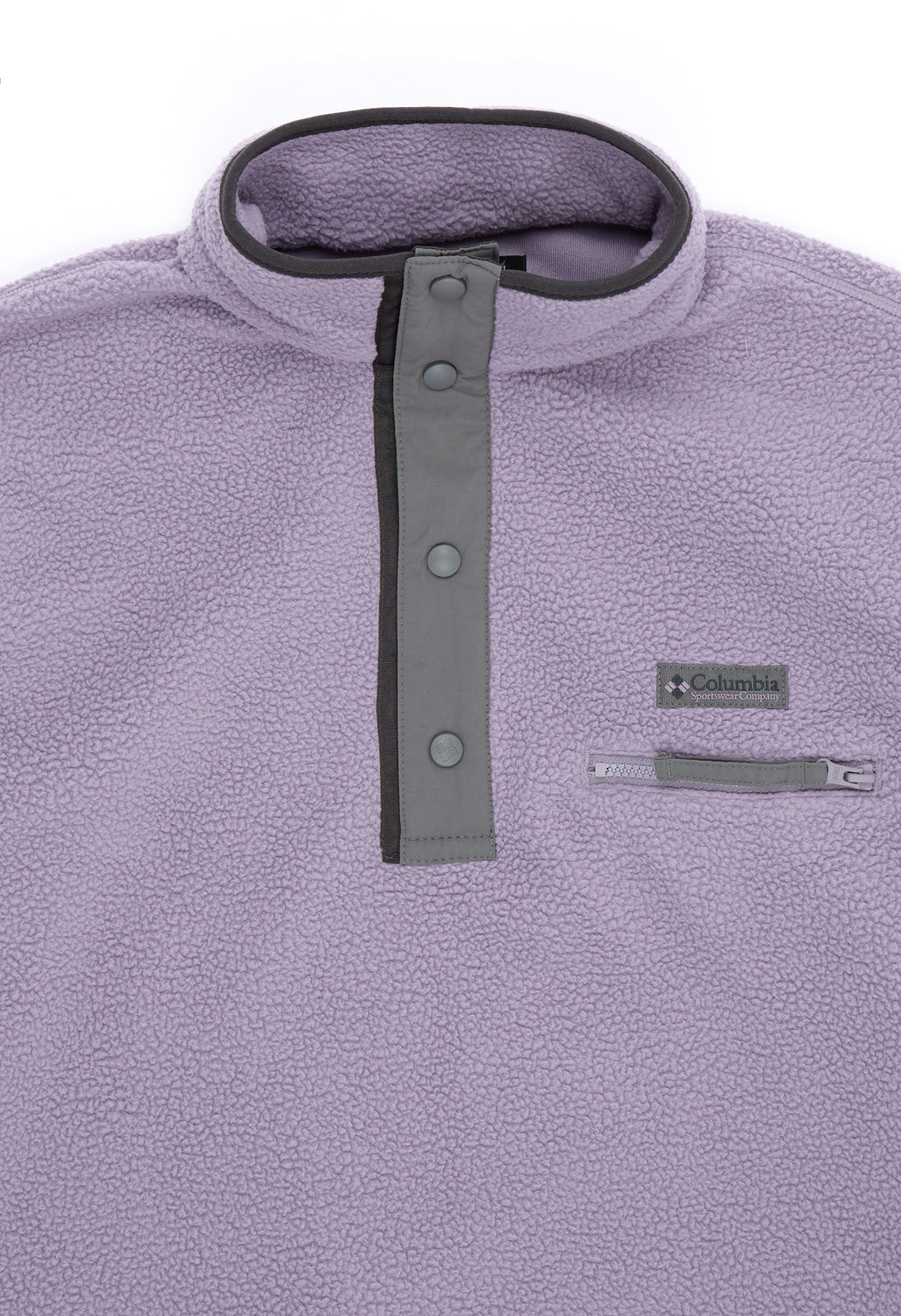 Fleece trui met halve drukknoopsluiting helvetia™ ii bedrukt violet Fleece trui met halve drukknoopsluiting helvetia™ ii bedrukt violet