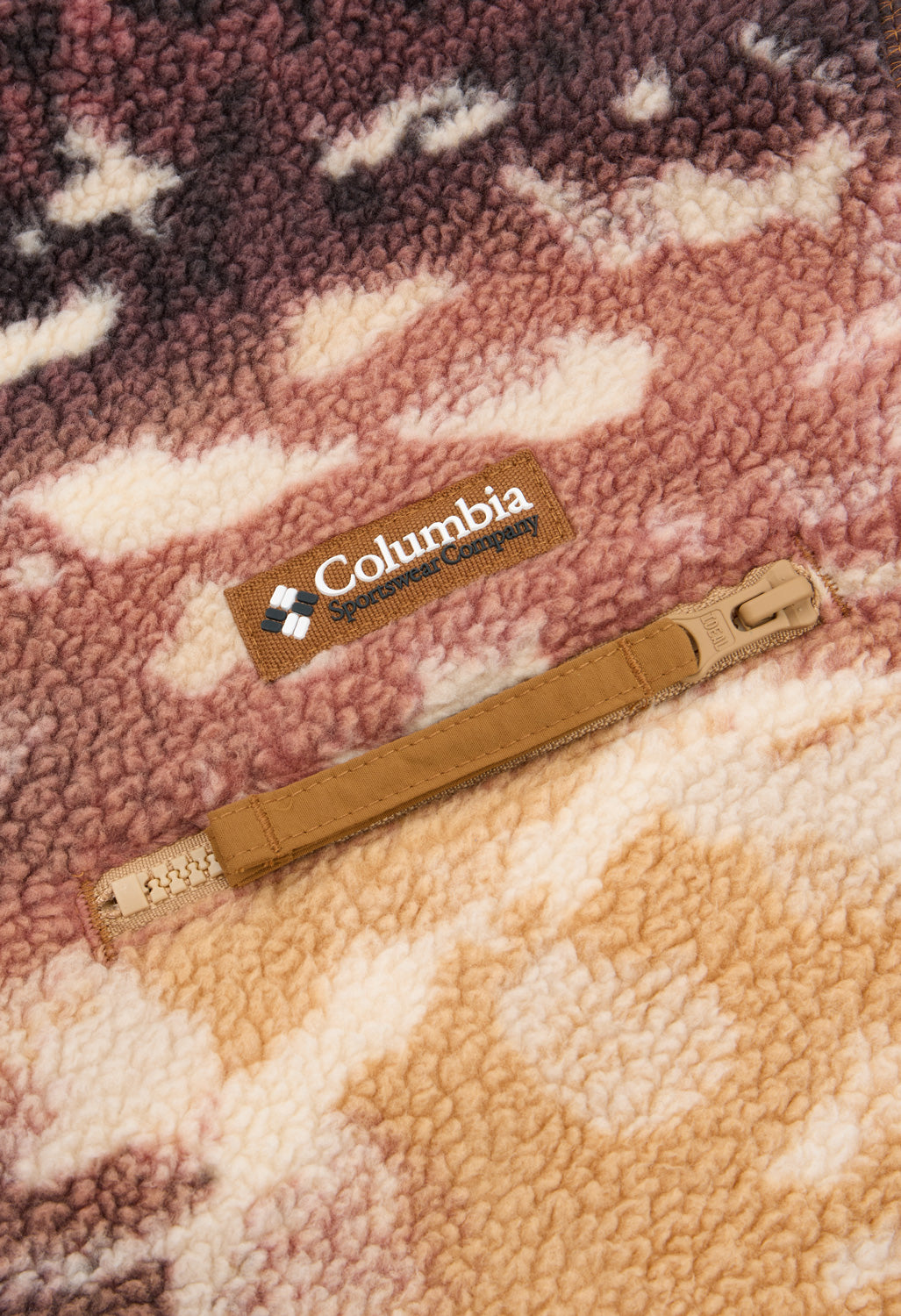Columbia Men's Helvetia II Printed Half Snap Fleece - Camel Brown Sisters