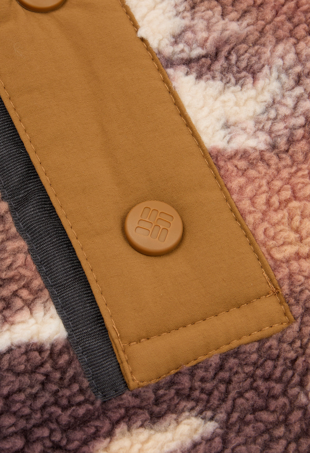 Columbia Men's Helvetia II Printed Half Snap Fleece - Camel Brown Sisters