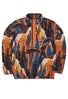 Columbia Men's Helvetia™ II Printed Half Snap Fleece - Teak Brown Soarin