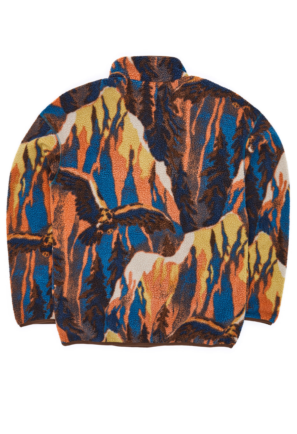 Columbia Men's Helvetia™ II Printed Half Snap Fleece - Teak Brown Soarin