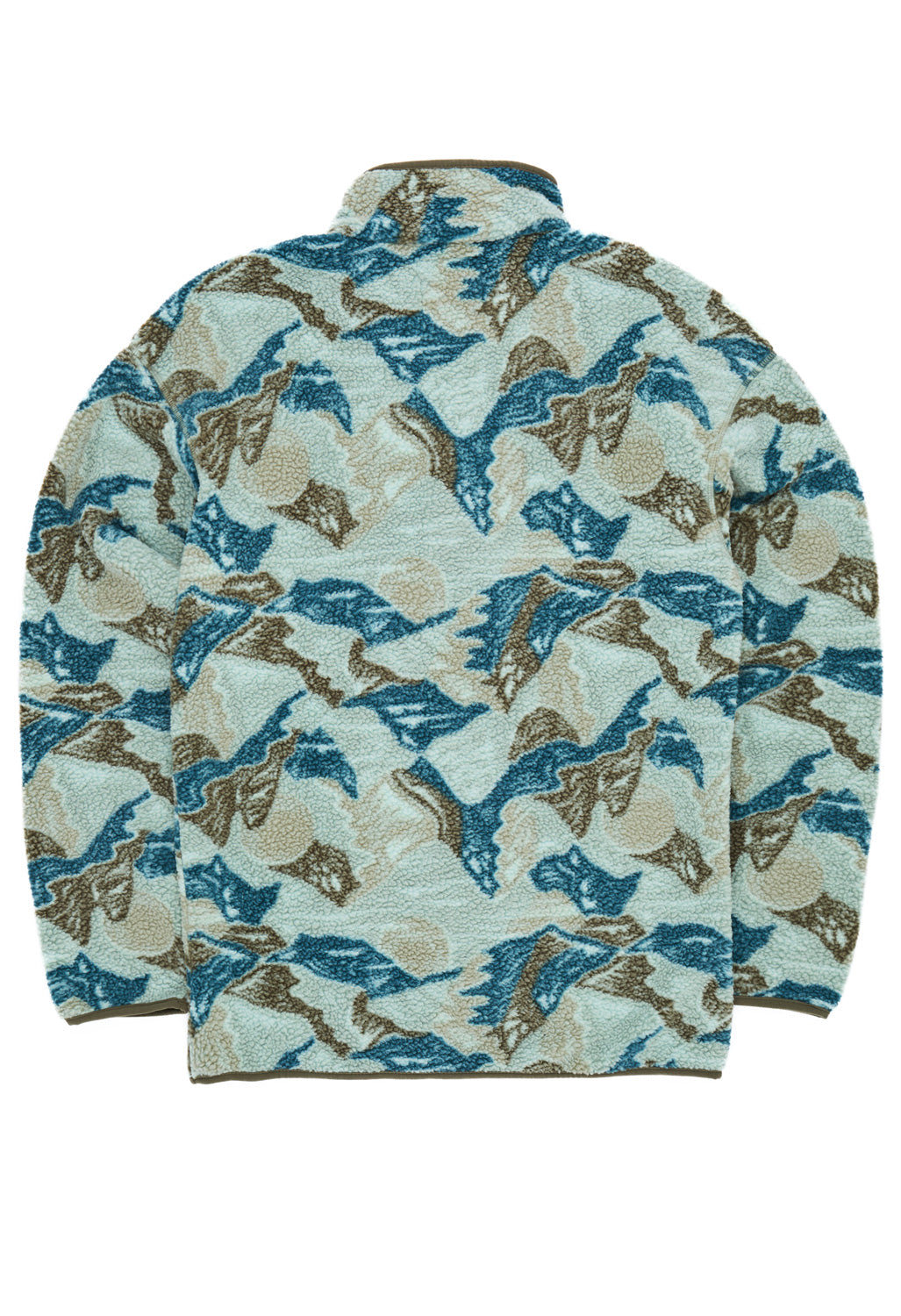 Columbia Men's Helvetia II Printed Half Snap Fleece - Safari / Sunscapes
