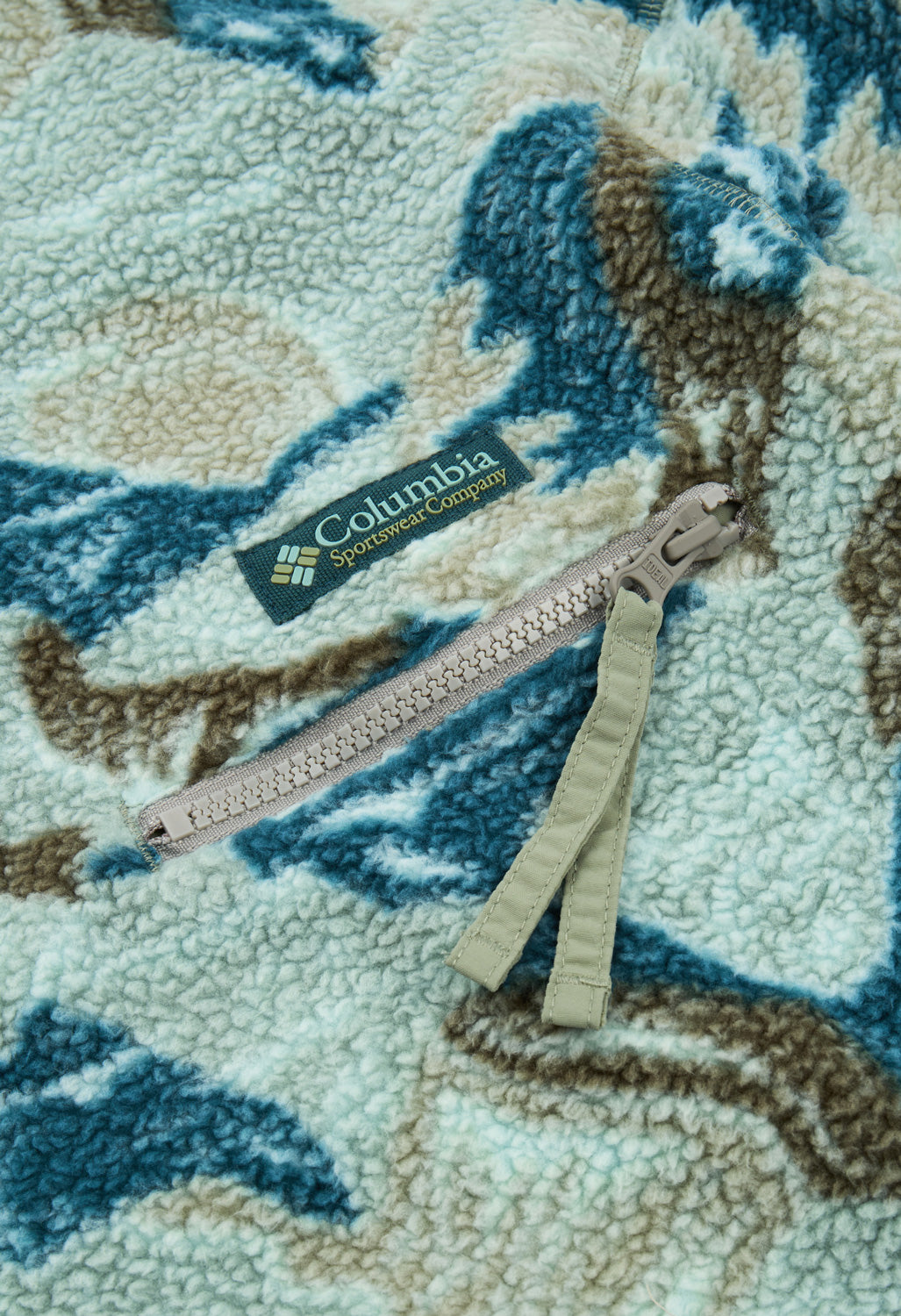 Columbia Men's Helvetia II Printed Half Snap Fleece - Safari / Sunscapes