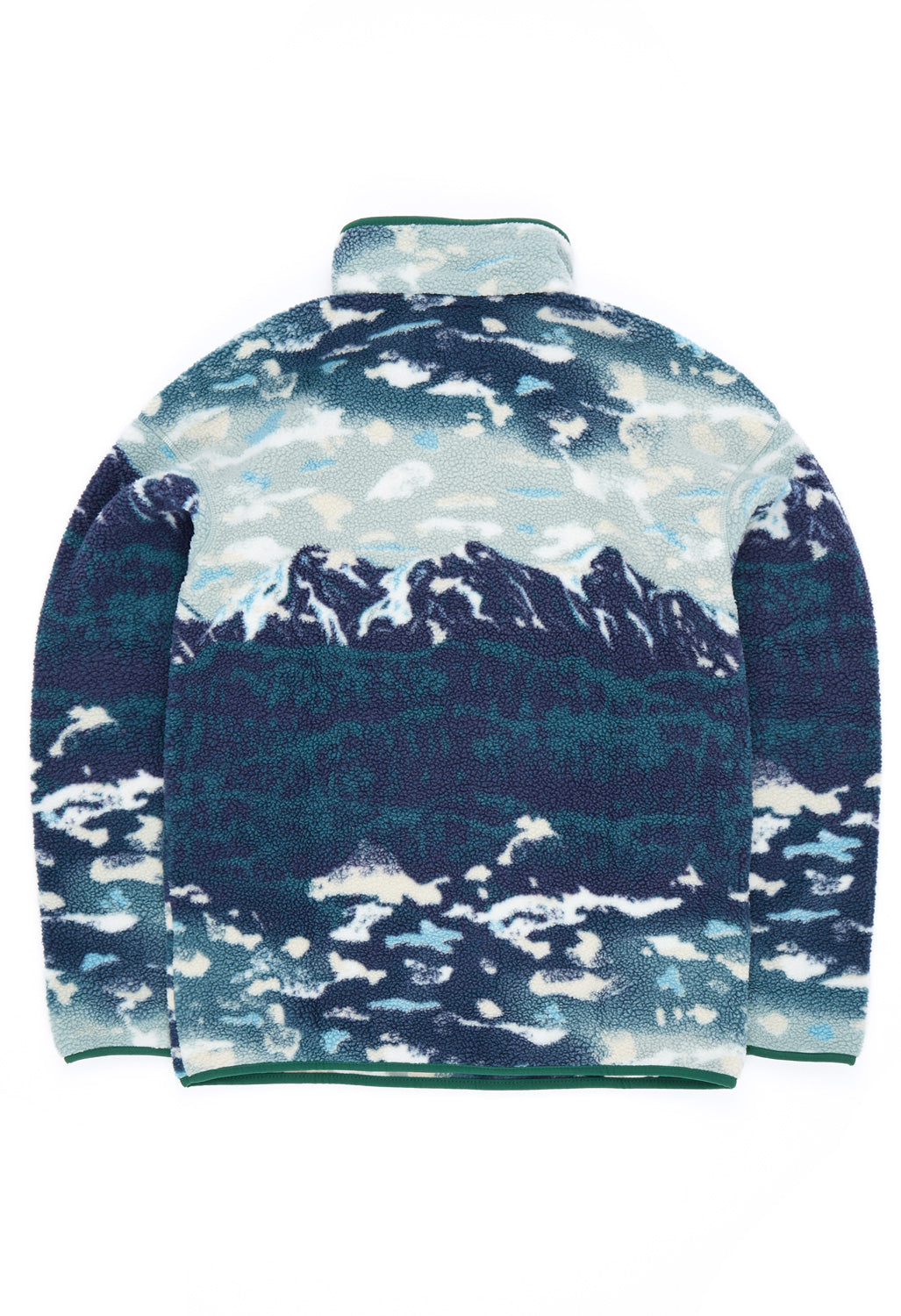 Columbia Men's Helvetia II Printed Half Snap Fleece - Crushed Blue Sisters
