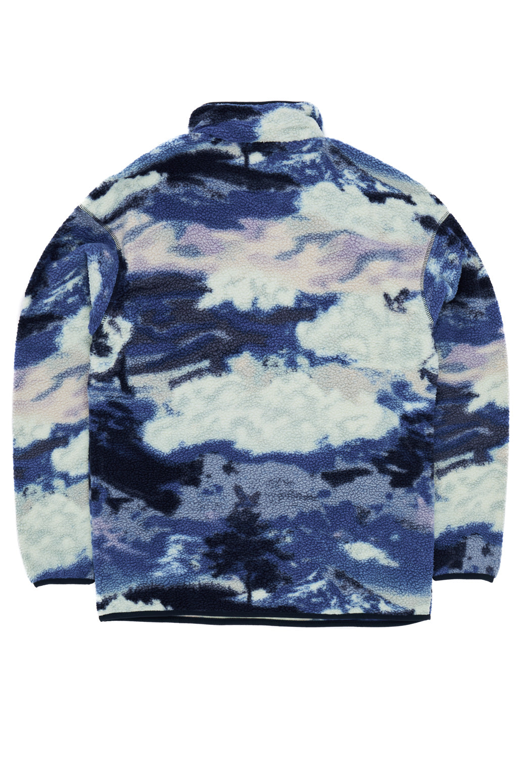 Columbia Men's Helvetia II Printed Half Snap Fleece - Collegiate Navy / Dreaming