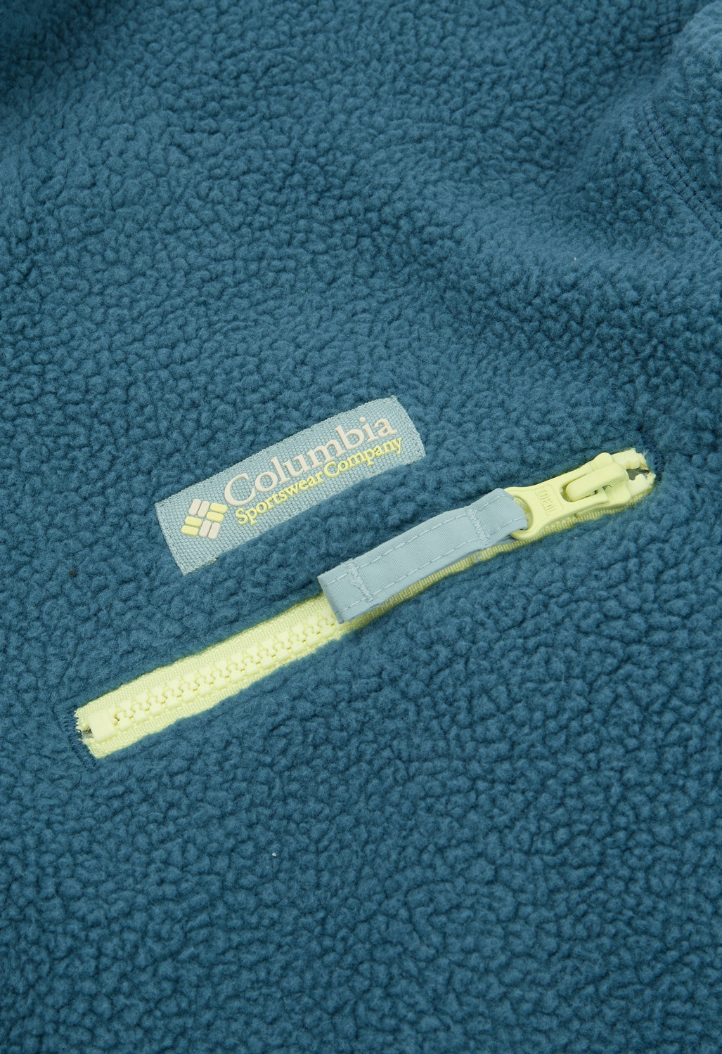 Columbia Women's Helvetia Cropped Half Snap Fleece - Everblue, Crushed Blue, Citron Haze