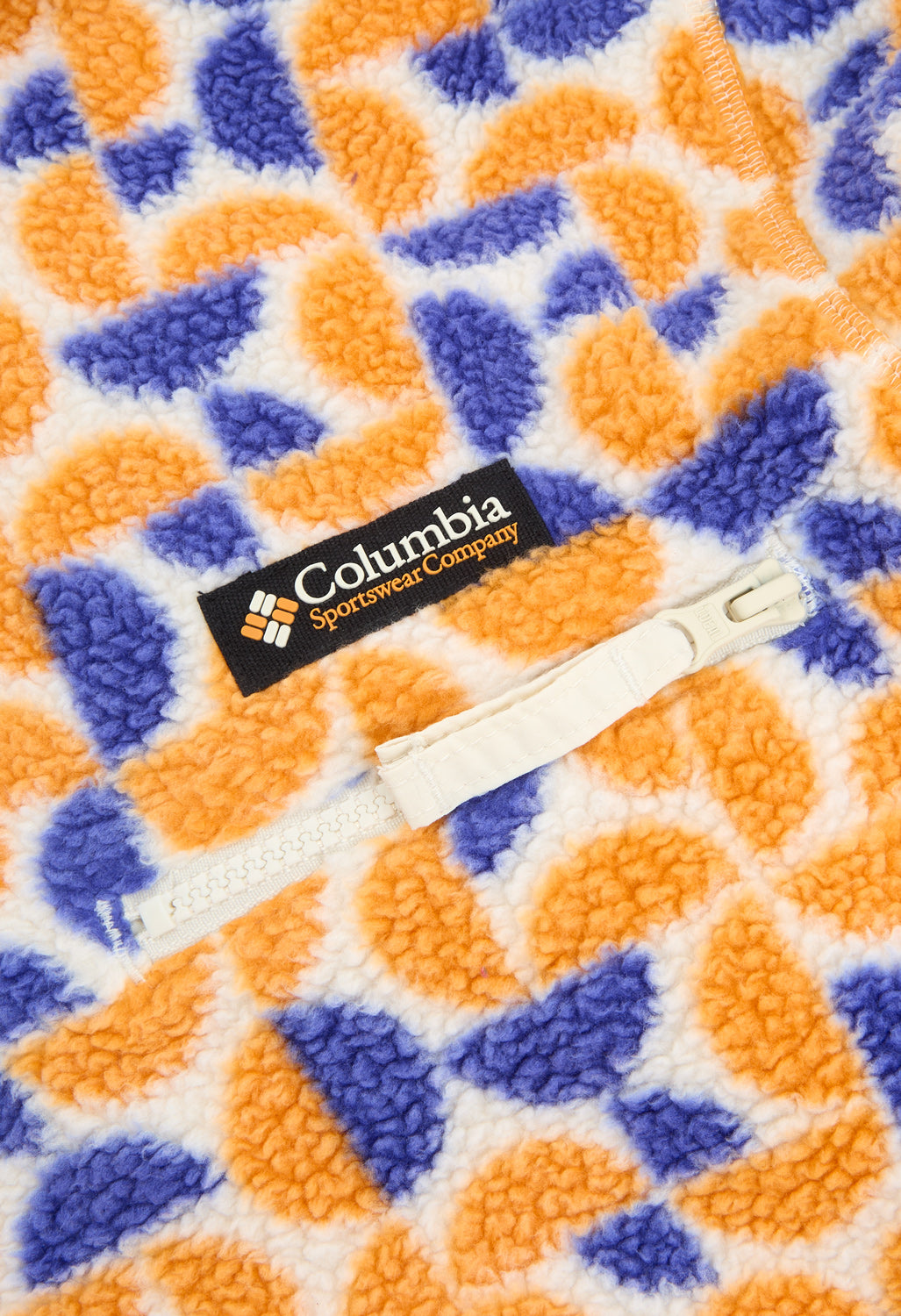 Columbia Helvetia II Printed Cropped Half Snap - Sunstone Retroscape