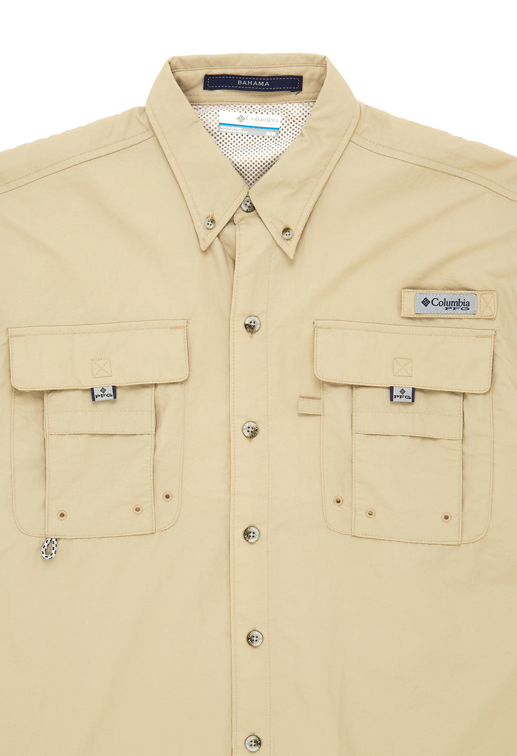 Columbia Men's PFG Bahama II Short Sleeve Shirt - Fossil