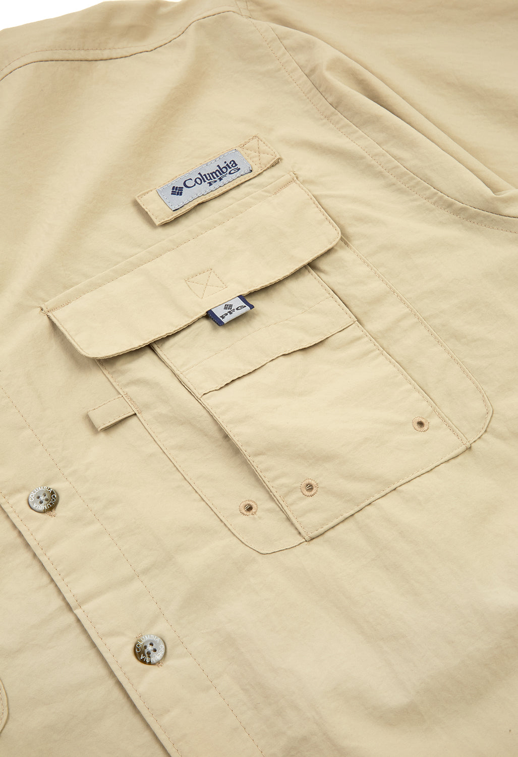 Columbia Men's PFG Bahama II Short Sleeve Shirt - Fossil