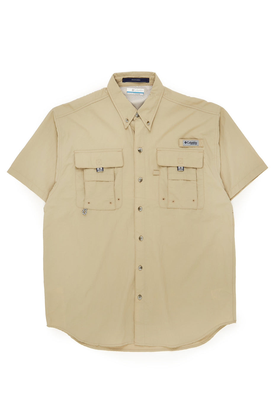 Columbia Men's PFG Bahama II Short Sleeve Shirt - Fossil