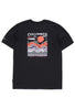 Columbia Men's Explorers Canyon Back Print T-Shirt - Black, Peaks And Waves