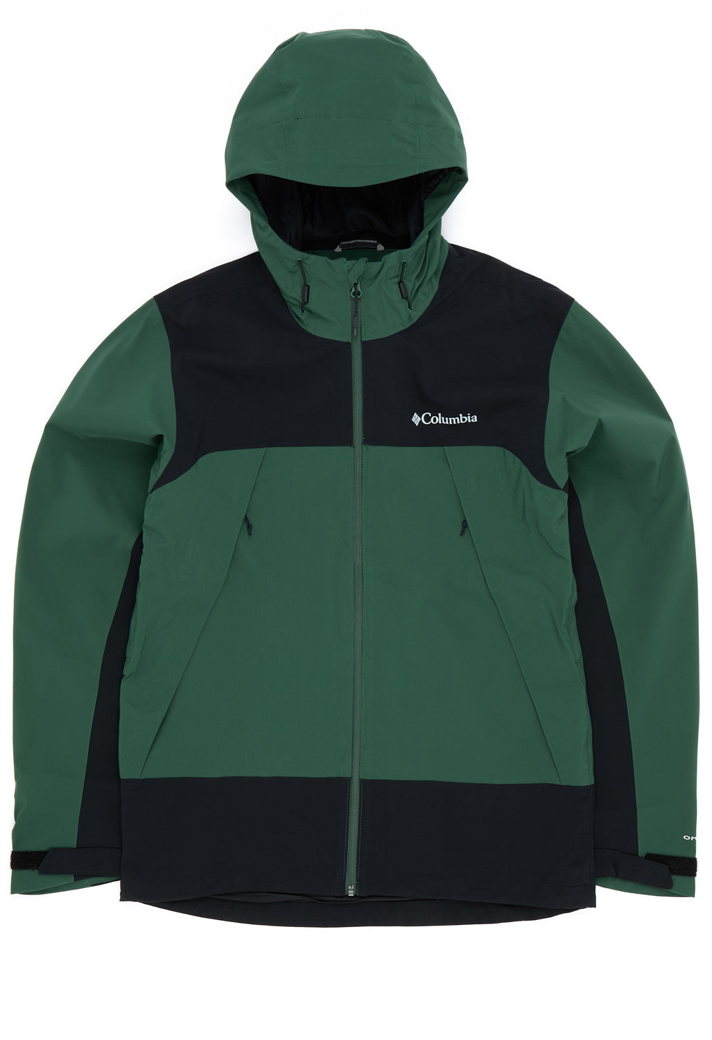 Columbia Men's Boulder Falls Jacket - Rain Forest, Black