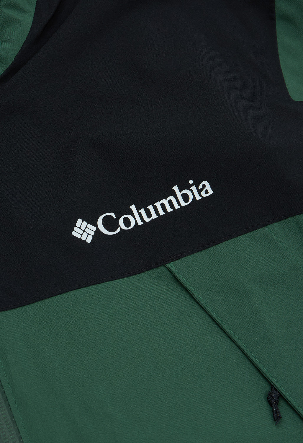 Columbia Men's Boulder Falls Jacket - Rain Forest, Black