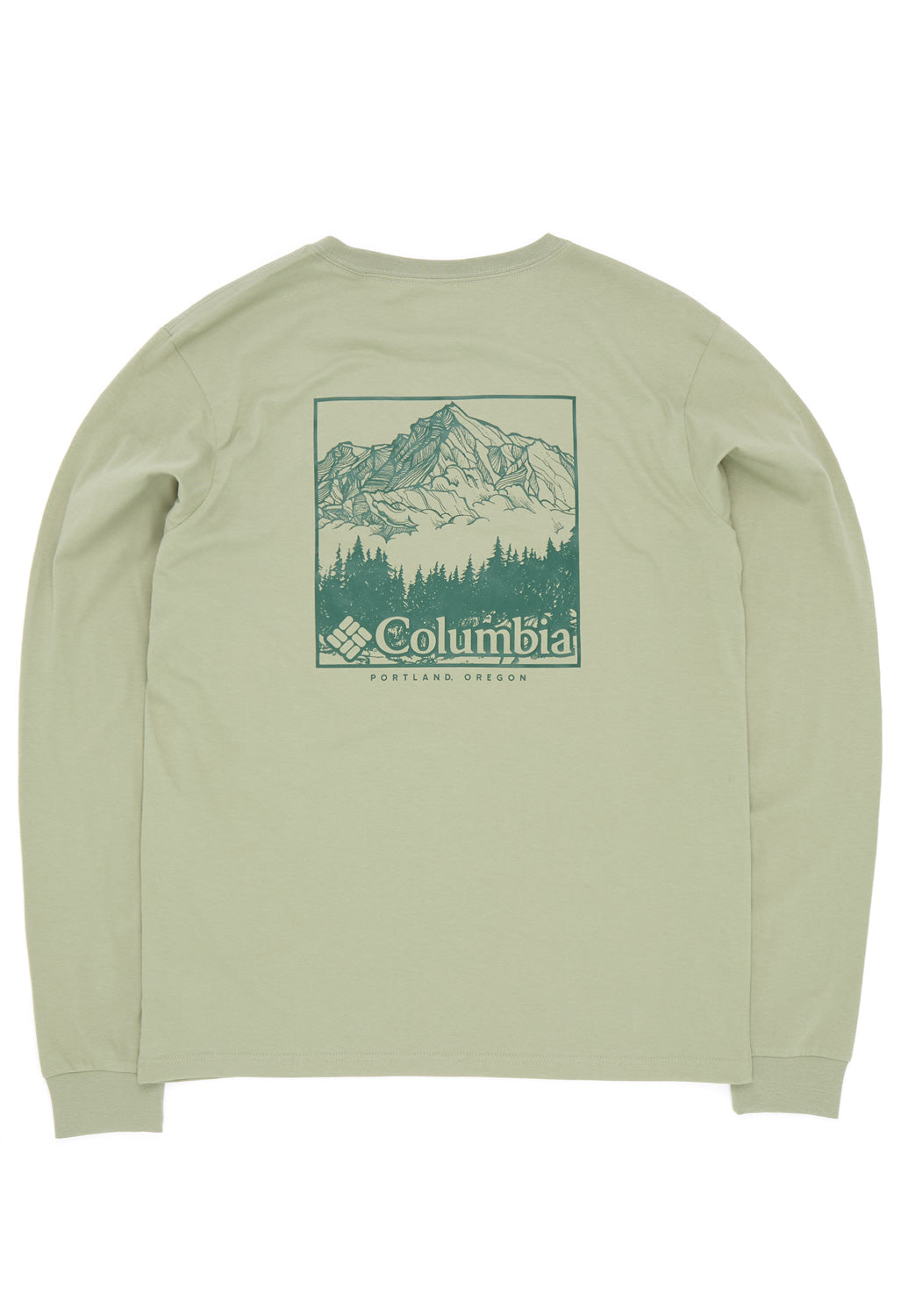 Columbia Men's CSC Seasonal Logo Long Sleeve T-Shirt - Safari, Meadowland