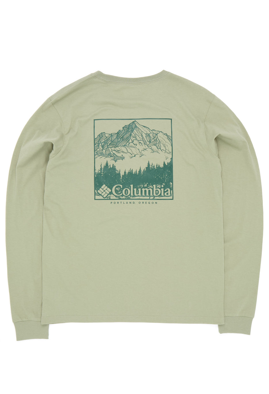 Columbia Men's CSC Seasonal Logo Long Sleeve T-Shirt - Safari, Meadowland