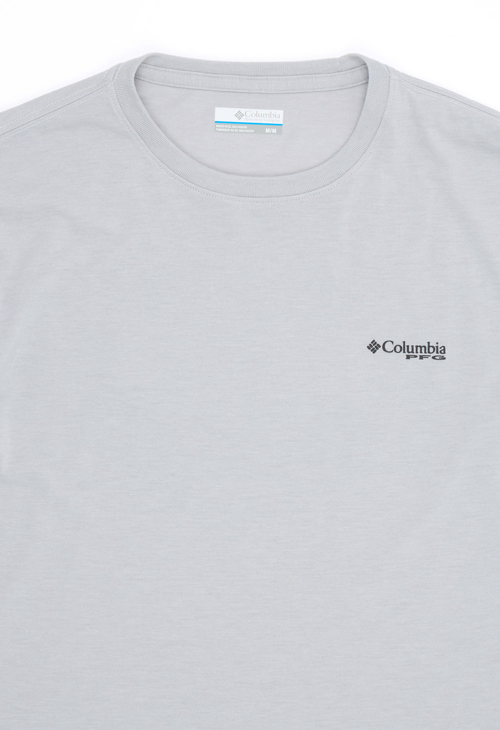 Columbia Men's PFG Uncharted Graphic Long Sleeve T-Shirt - Cool Grey Heather, Redfish Swamplands