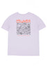 Columbia Women's Rolling Bend Graphic Oversize T-Shirt - Lavender Pearl, Mountainview