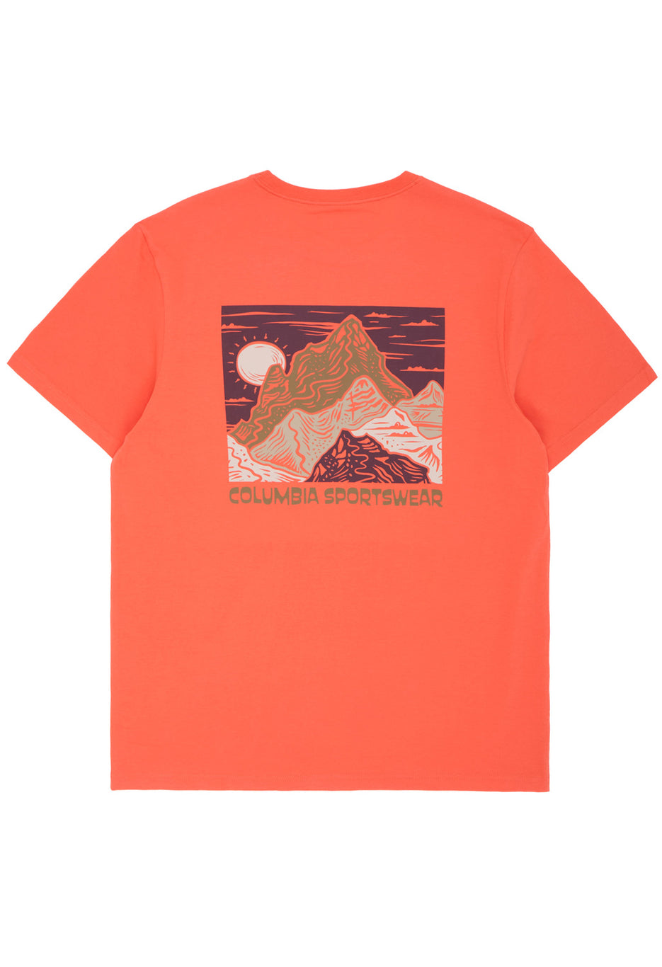 Columbia Men's CSC Outdoor Back Graphic Tee - Zing / Sunscape