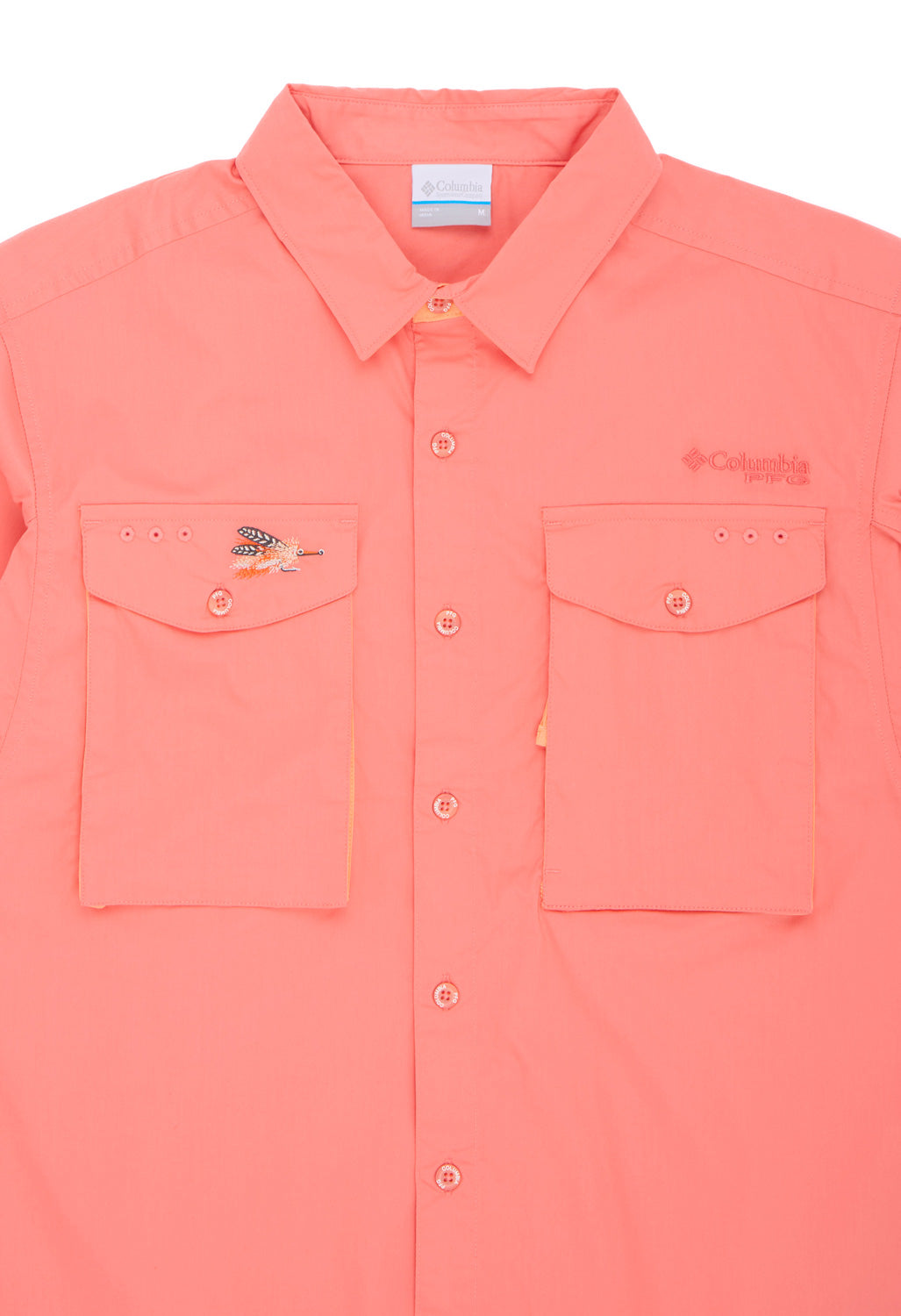Columbia Men's Bonefish Flats Short Sleeve Shirt - Melonade