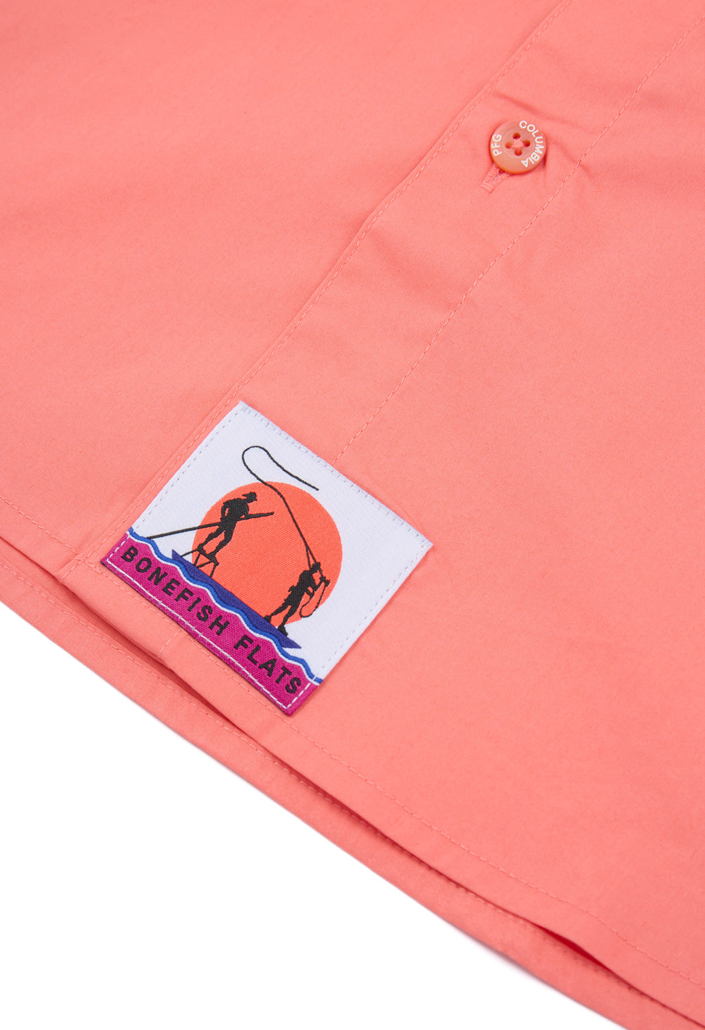 Columbia Men's Bonefish Flats Short Sleeve Shirt - Melonade