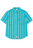 Columbia Men's Bonefish Flats Printed Short Sleeve Shirt - Ocean Teal Bonefish Flats Stripe
