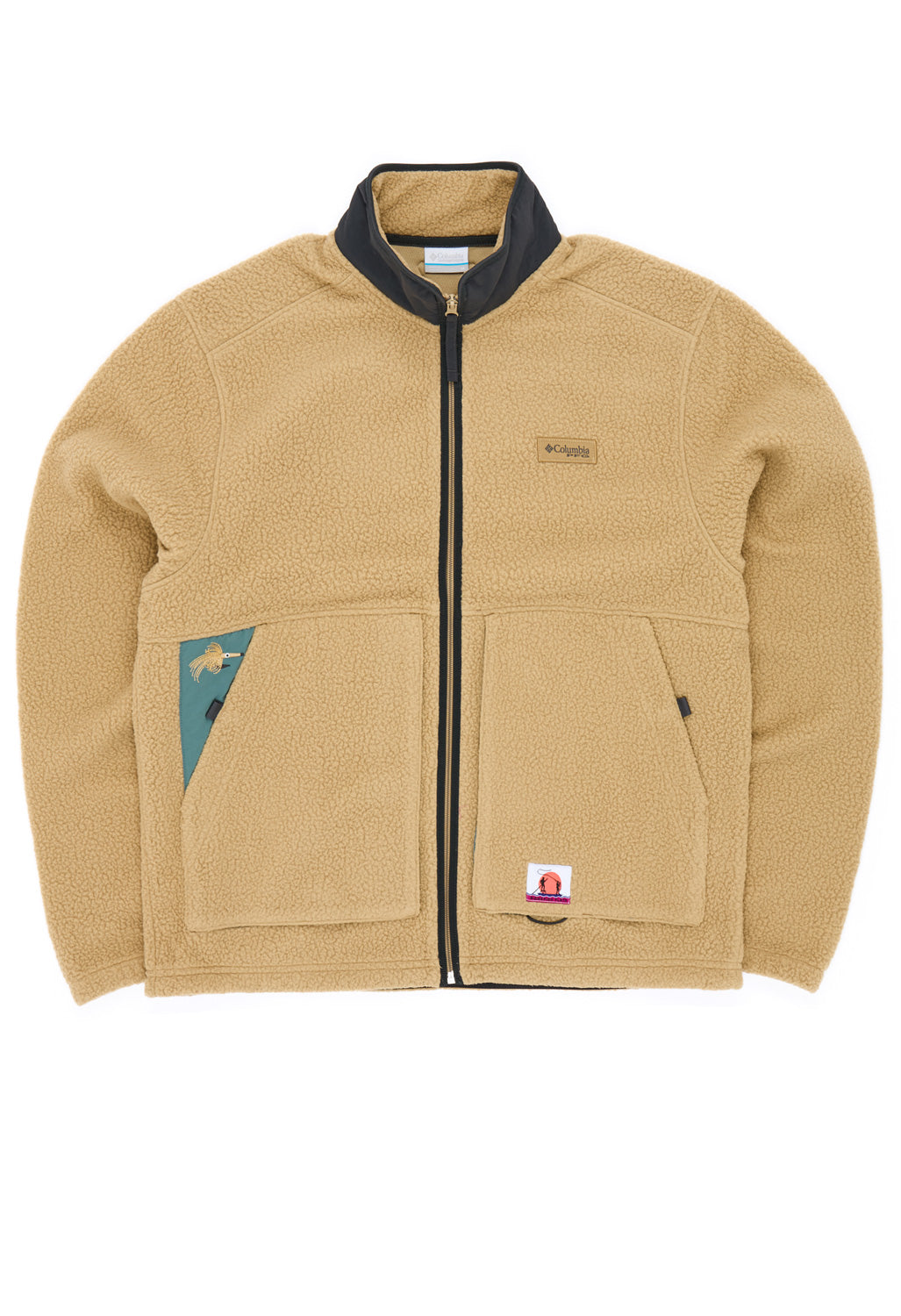 Columbia Men's PFG Bonefish Flats™ Full Zip Fleece - Beach / Metal