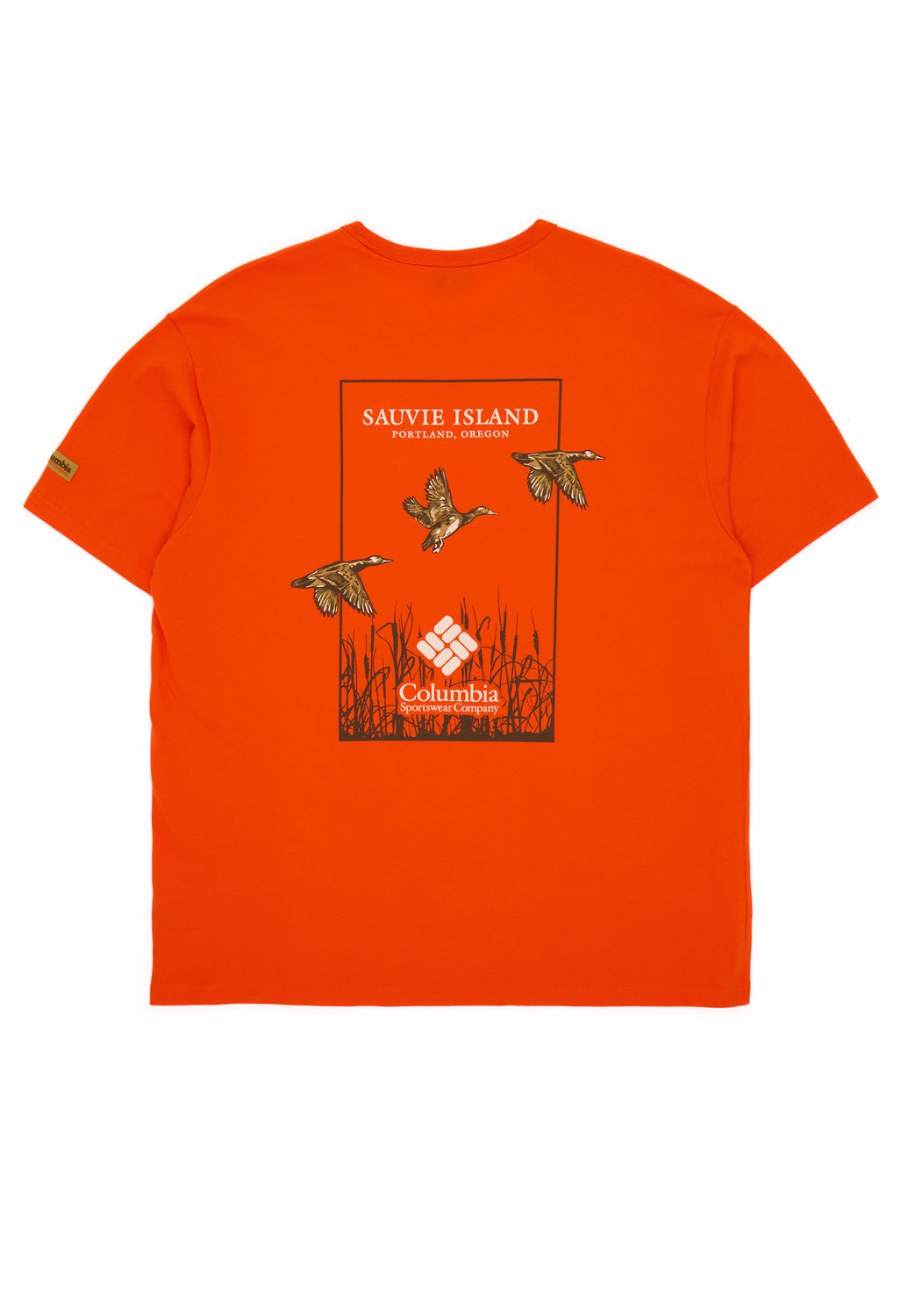 Columbia Men's CSC™ Heavyweight Back Graphic Tee - Red Quartz Duck Heritage