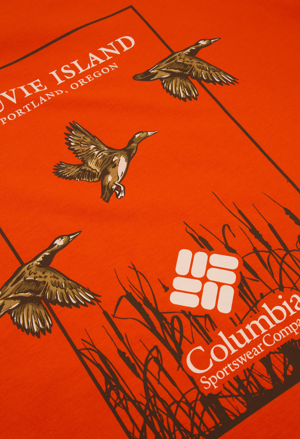 Columbia Men's CSC™ Heavyweight Back Graphic Tee - Red Quartz Duck Heritage