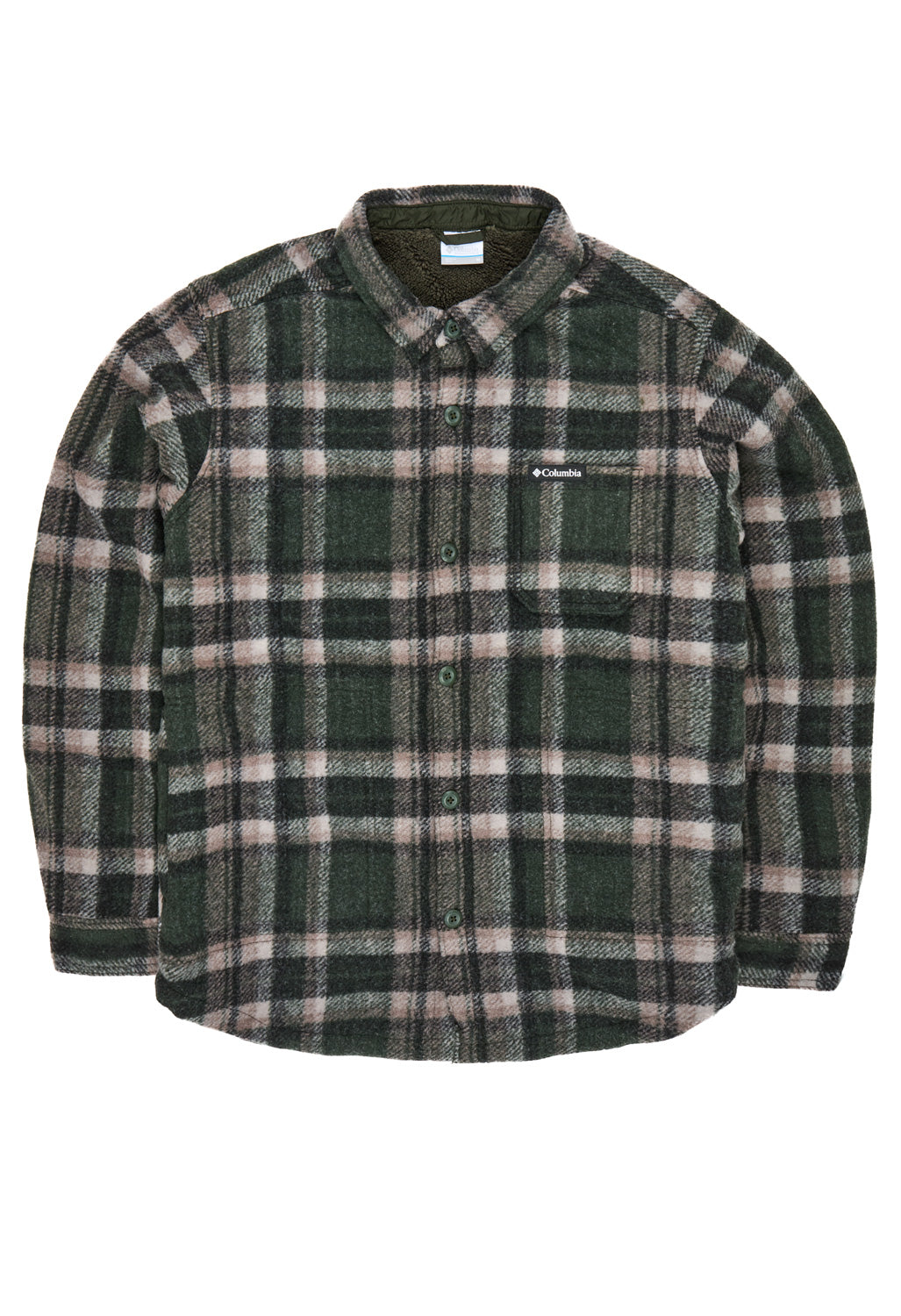 Columbia Men's Hunter Arch™ Shirt Jacket - Greenscape Track Plaid