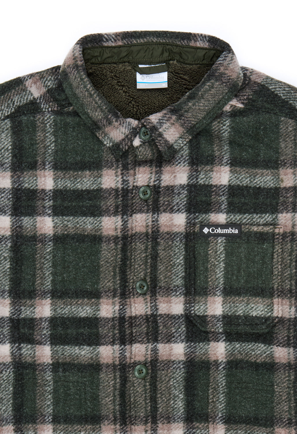 Columbia Men's Hunter Arch™ Shirt Jacket - Greenscape Track Plaid
