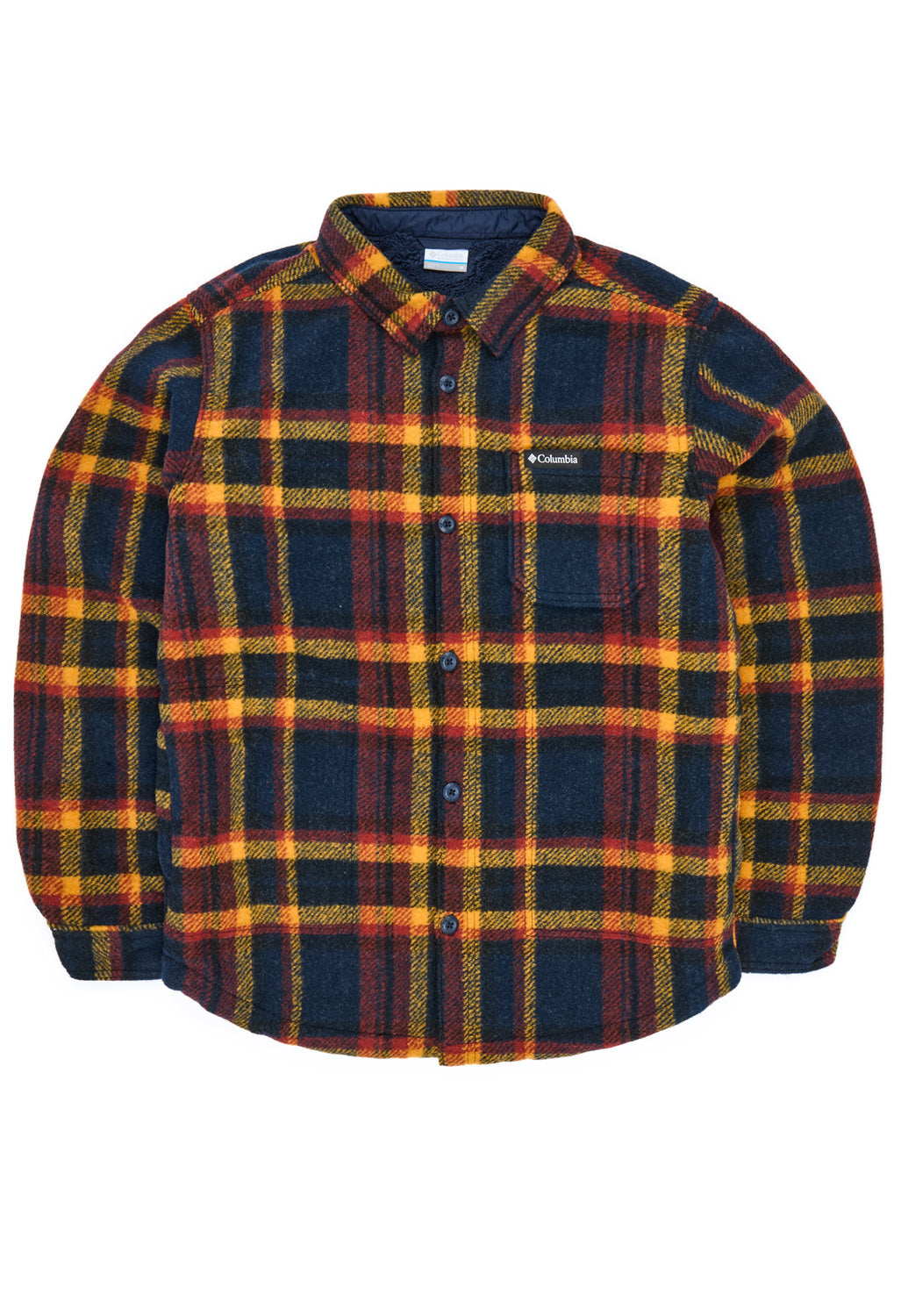 Columbia Men's Hunter Arch™ Shirt Jacket - Collegiate Navy Track Plaid