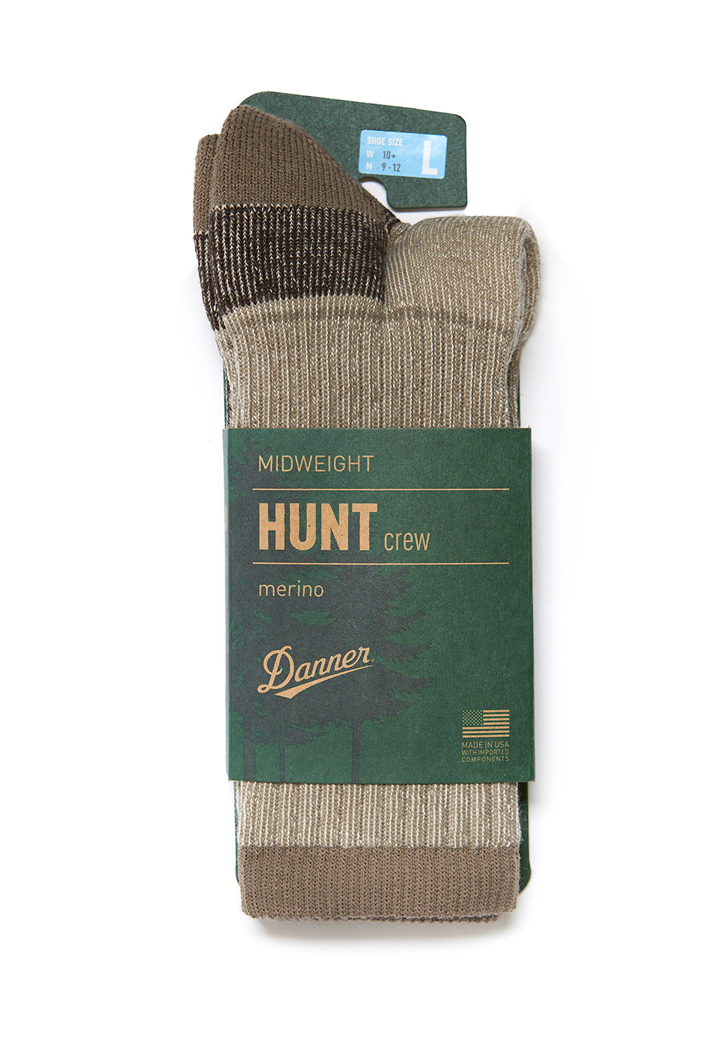 Danner Merino Midweight Men's Socks - Brown Heather