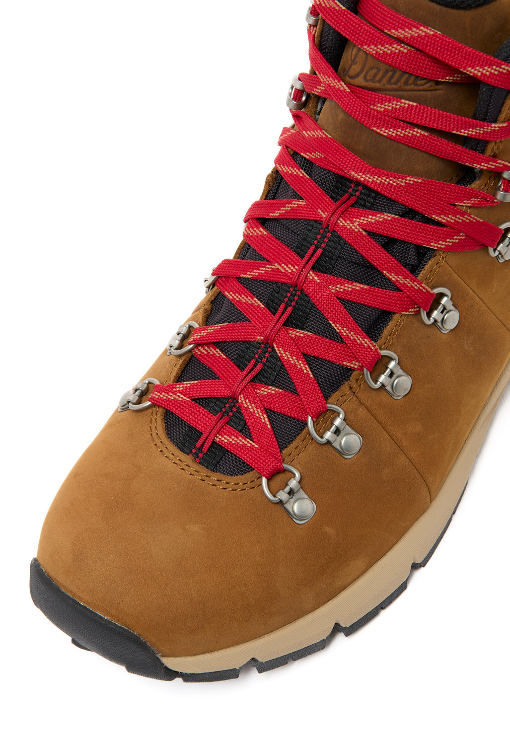 Danner Men's Mountain 600 Leaf GORE-TEX Boots - Grizzly Brown / Rhodo Red