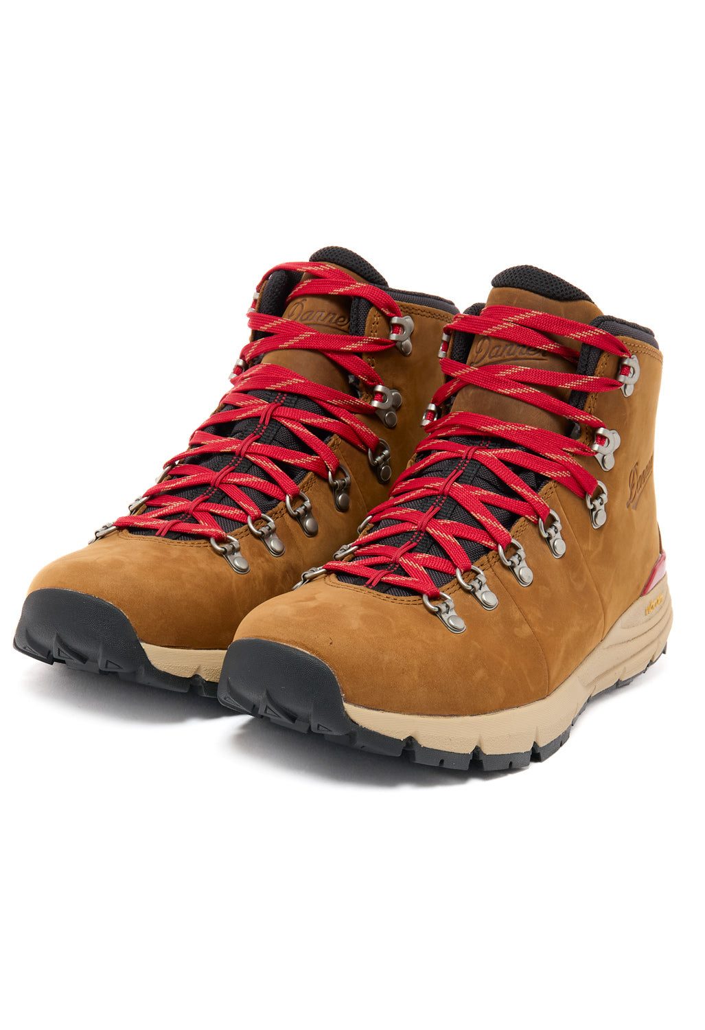Danner Men's Mountain 600 Leaf GORE-TEX Boots - Grizzly Brown / Rhodo Red