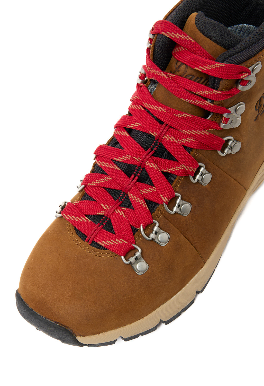 Danner Women's Mountain 600 Leaf GORE-TEX Boots - Grizzly Brown / Rhodo Red