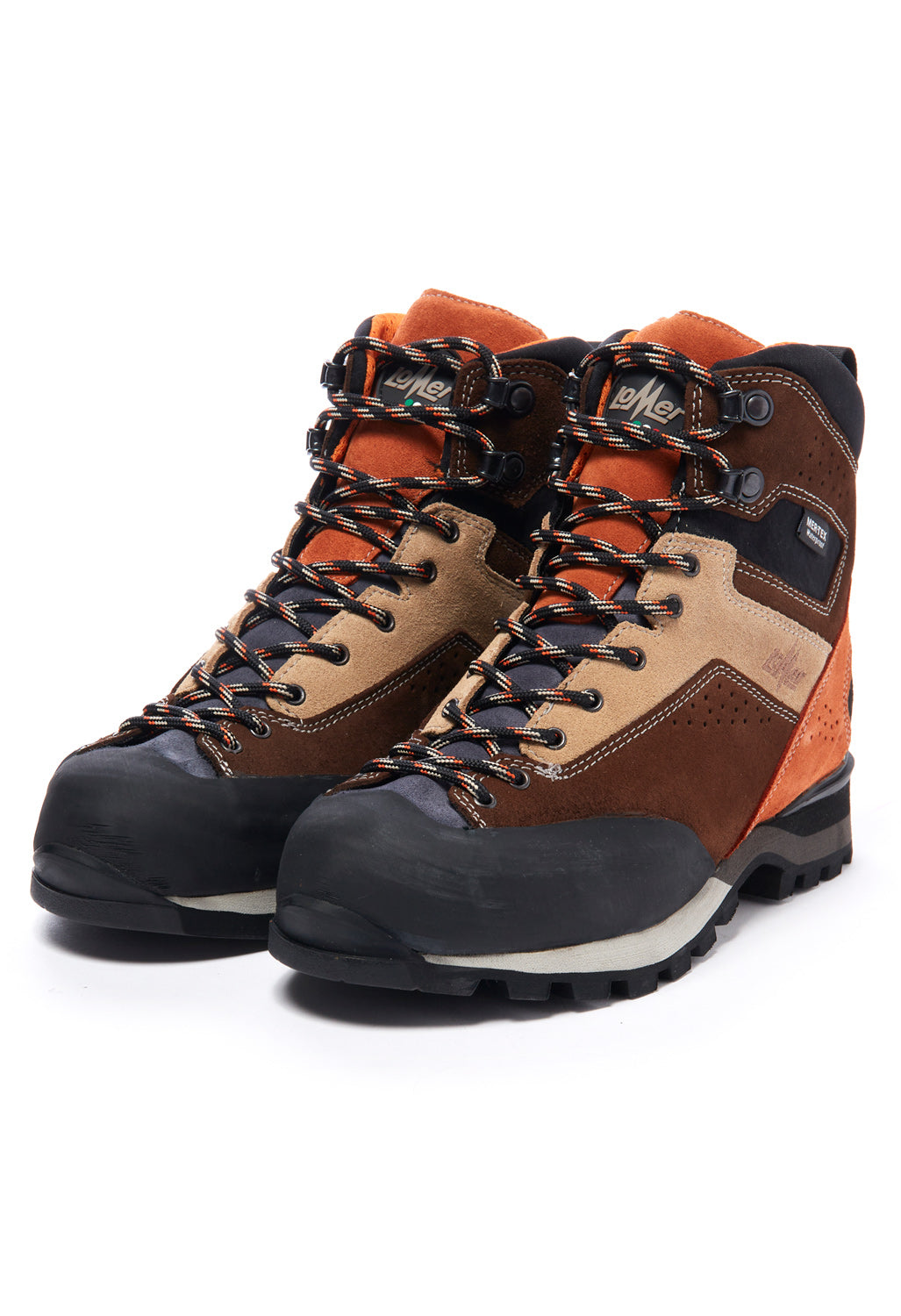 Lomer Badia Mid MTX Boots - Chocolate / Brick